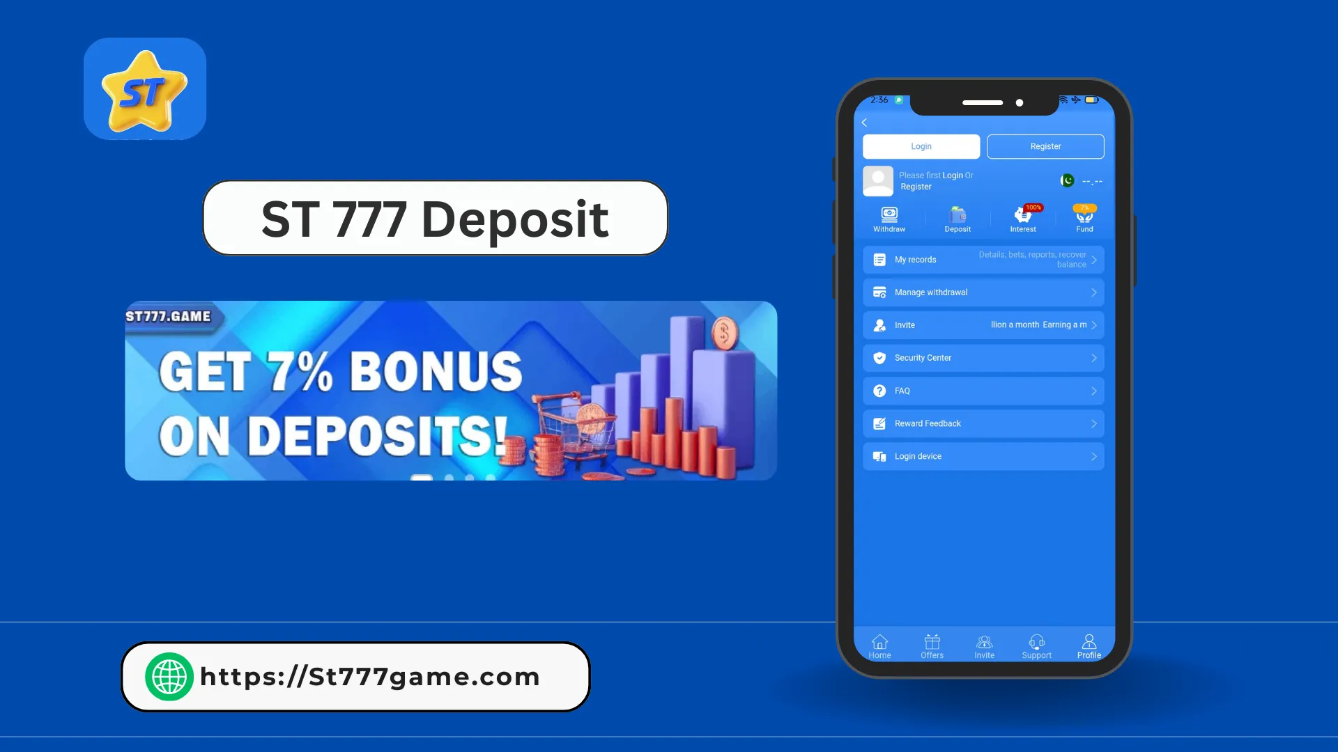 St 777 deposit